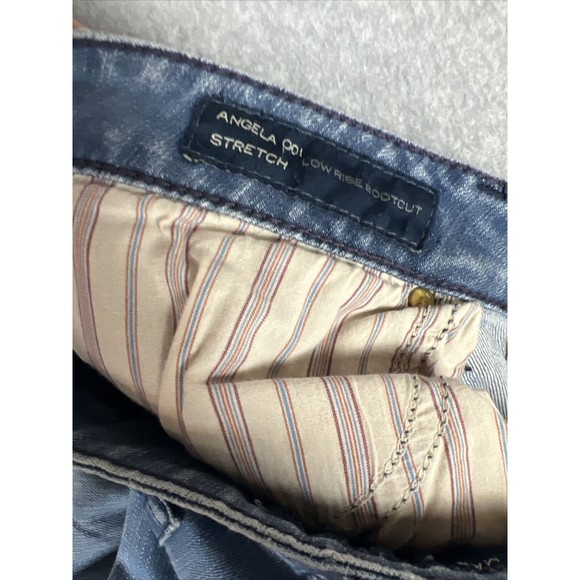 Marc Jacobs Women’s Sz 28 Angela 001 Low Rise Bootcut Stretch Denim Jeans Blue - Picture 11 of 13